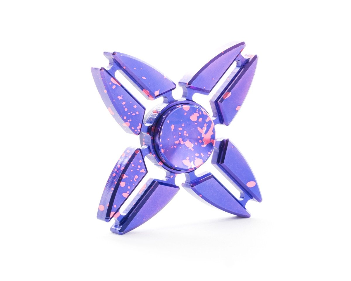 purple fidget spinner