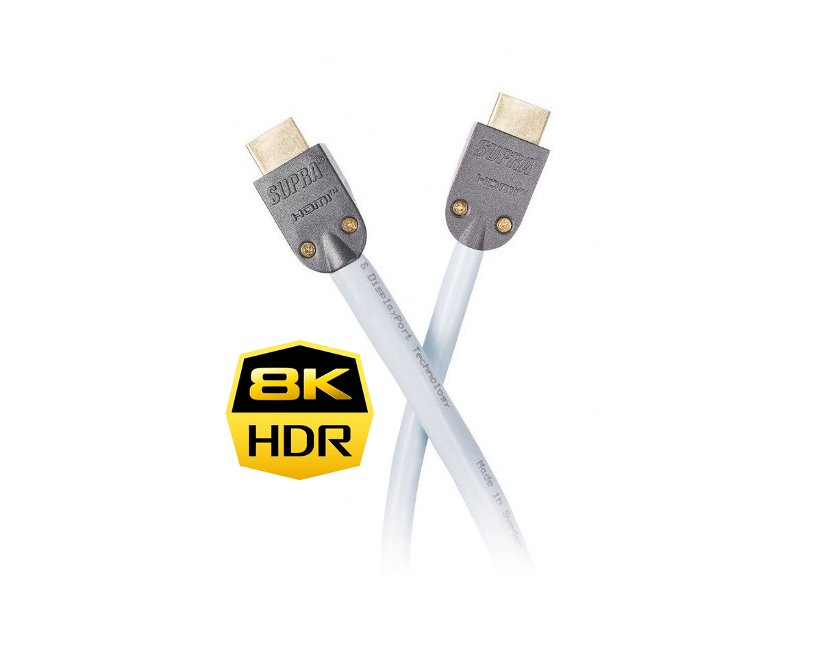 Durven muur fiets Supra HDMI Kabel 2.1 UHD 8K 1 m - MaxGaming.com