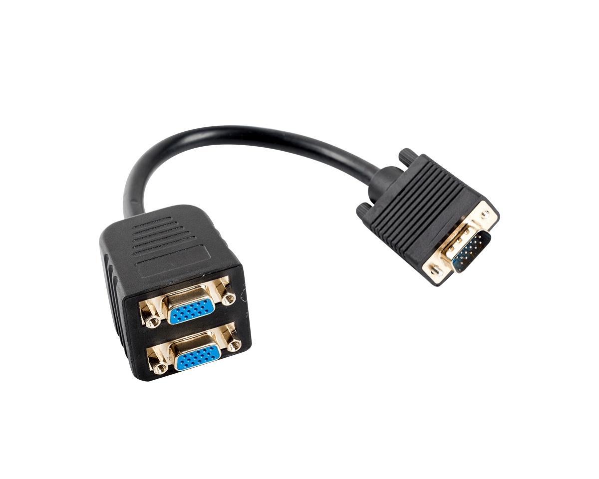 vga double male adapter