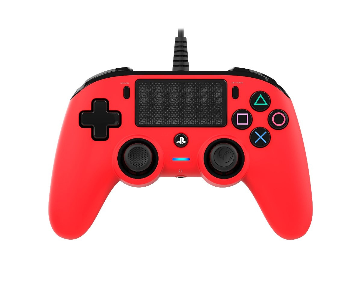 Buy Nacon Wired Compact Controller Red Ps4 Pc At Maxgaming Com