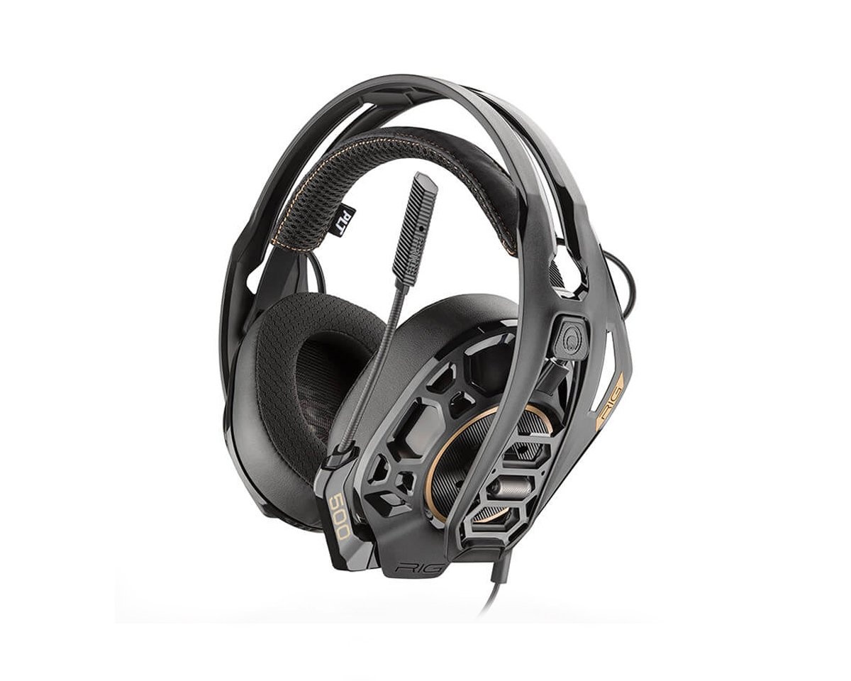 plantronics rig 500 pro wired dolby atmos gaming headset for pc