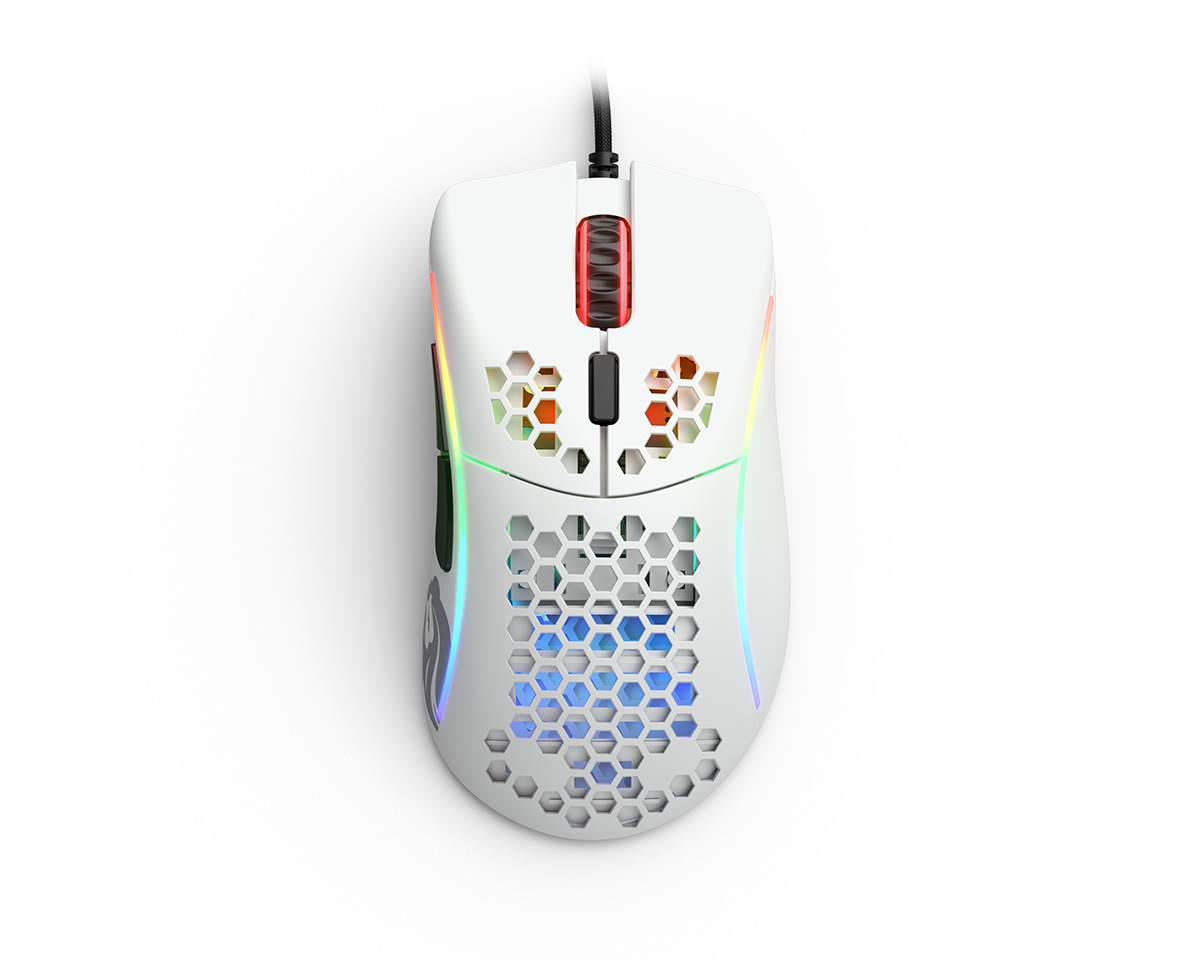 white rgb mouse