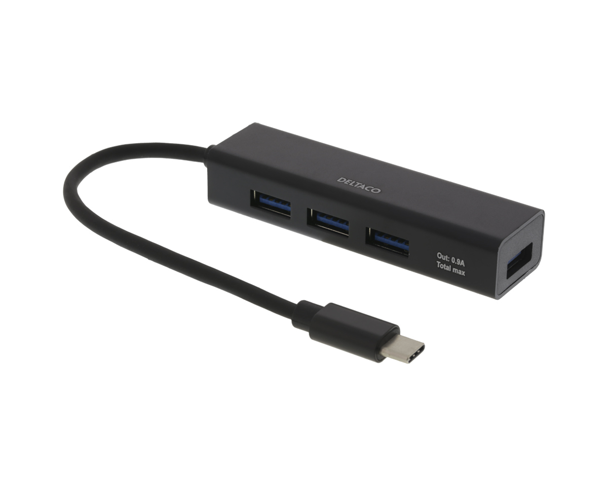USB-C Hub Ports - Black -
