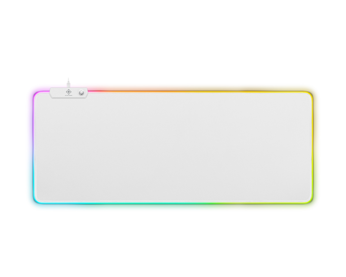 white rgb mouse mat