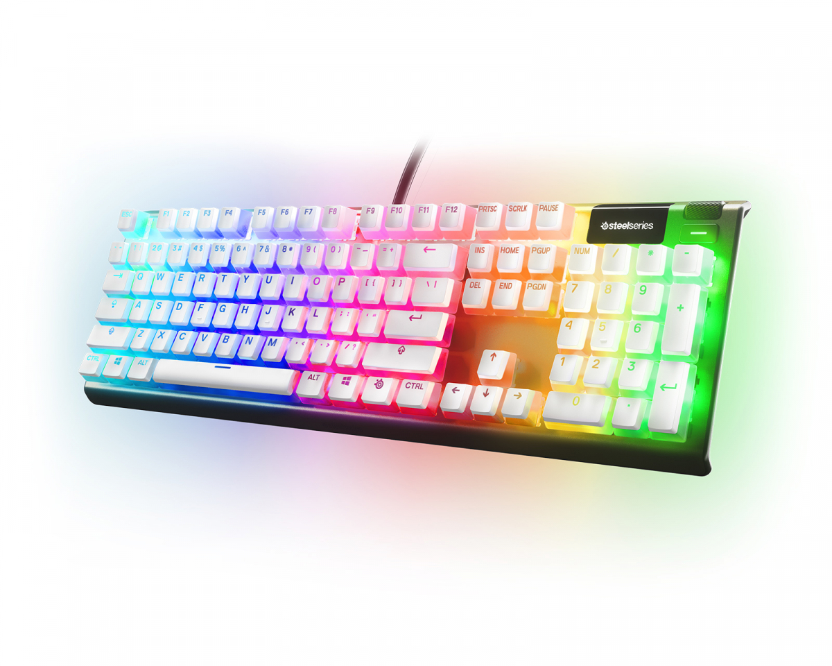 Buy Steelseries Prism Pbt Double Shot Pudding Keycap Set Us White At Maxgaming Com