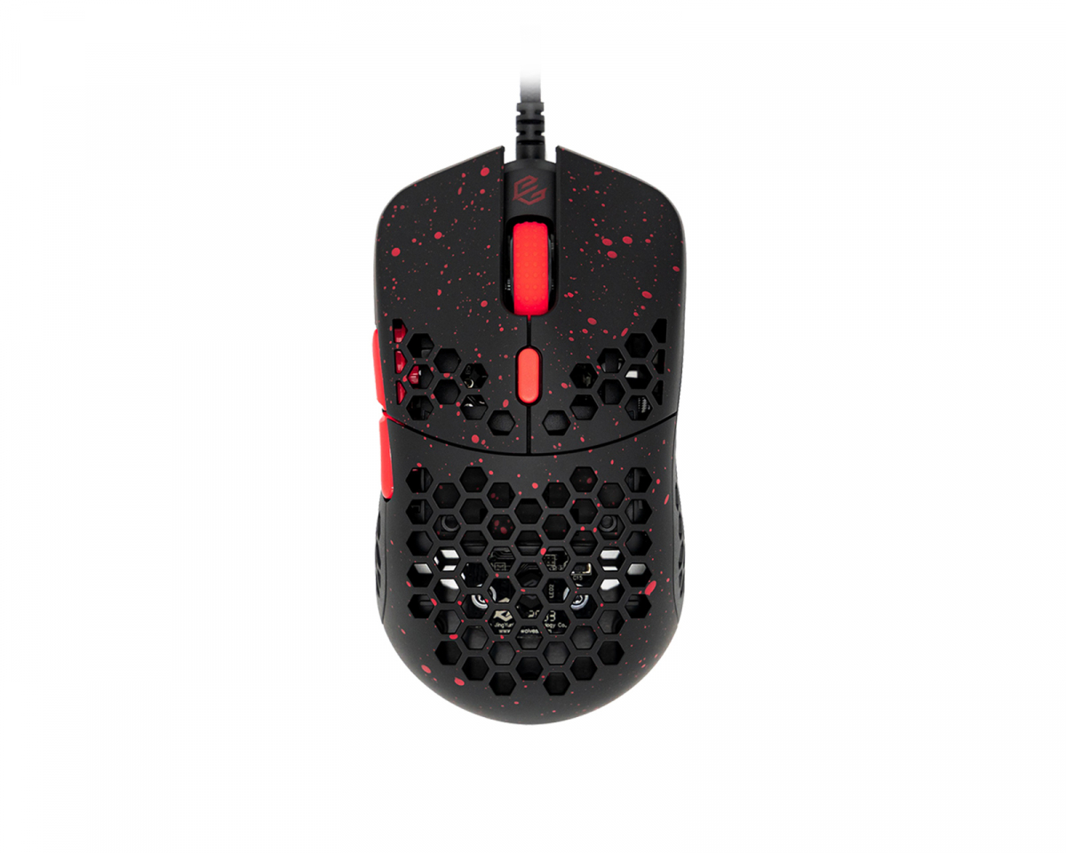 G-Wolves HSK Pro 4K Wireless Mouse Fingertip - Gray/Red