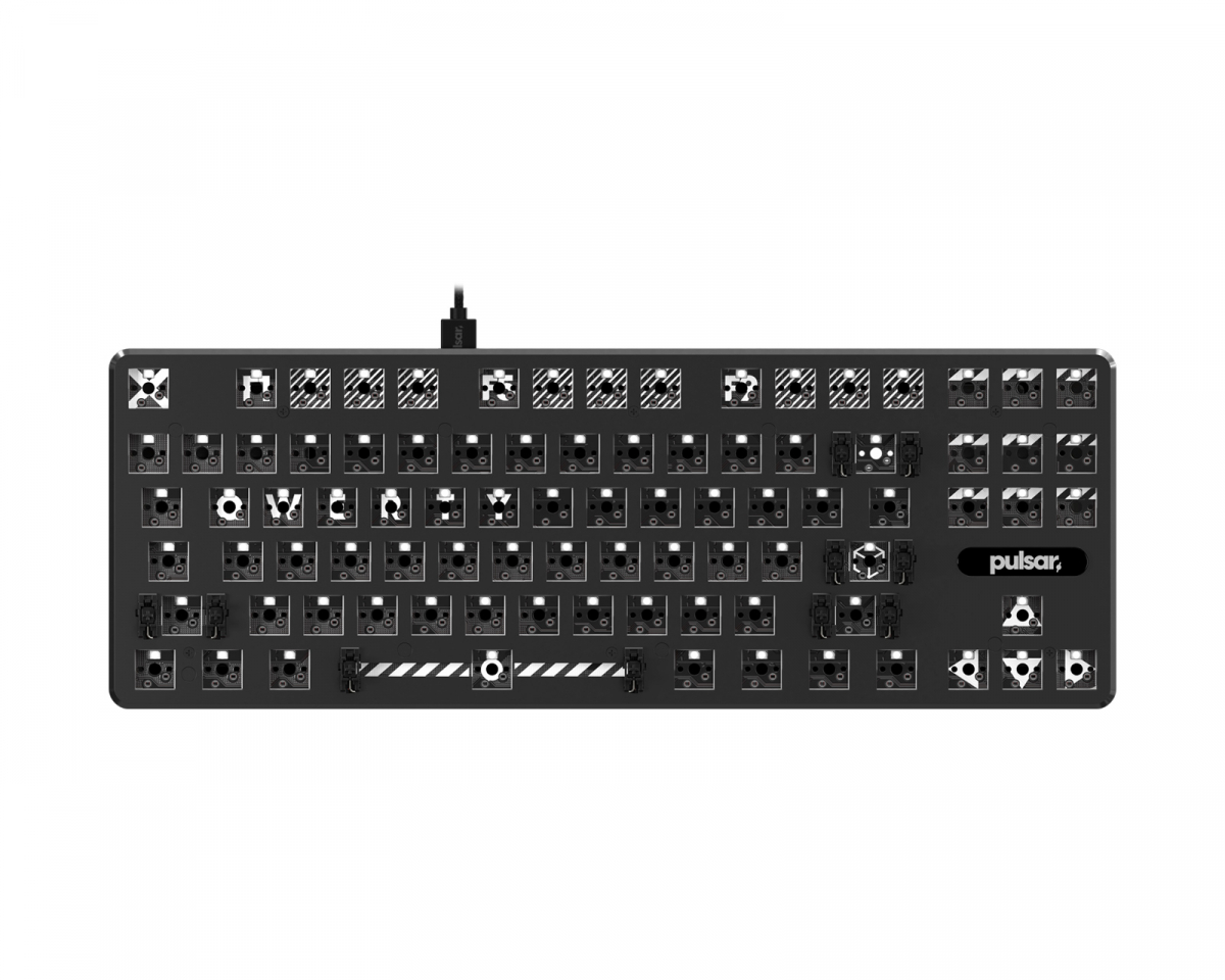 Pulsar PCMK HOTSWAP TKL 80% Barebone ISO - Black - MaxGaming.com