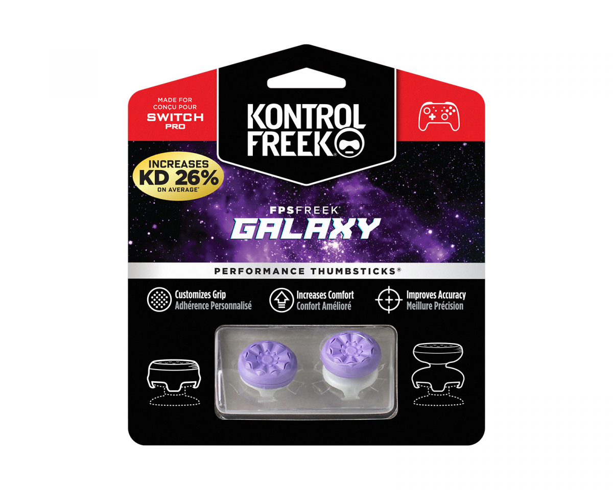 KontrolFreek FPS Freek Galaxy Purple - (PS5/PS4) - MaxGaming.com