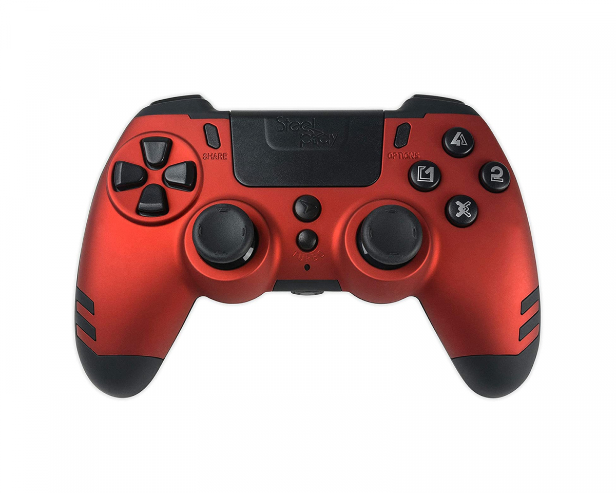 Red and deals black ps4 controller