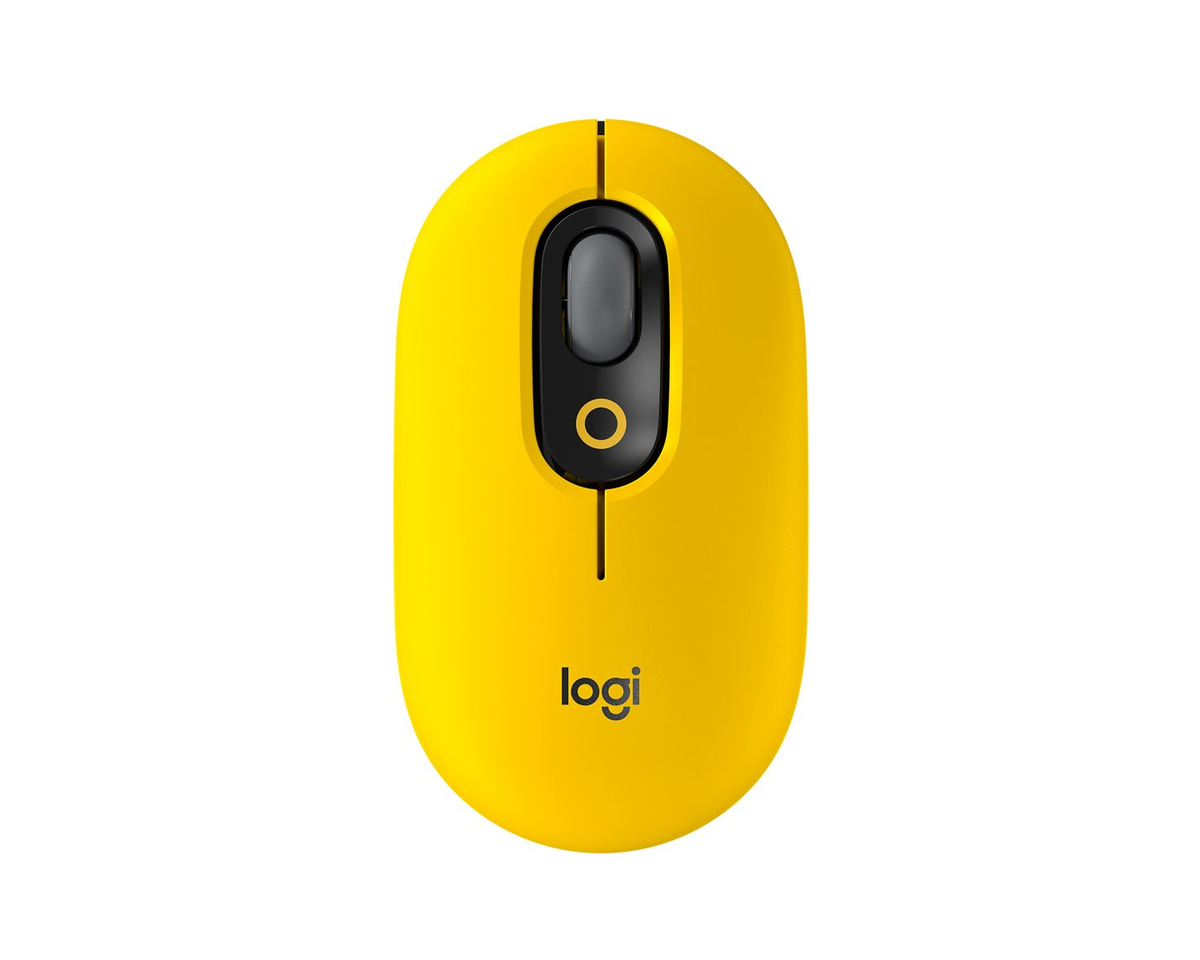 Logitech POP Mouse Wireless - Yellow - MaxGaming.com