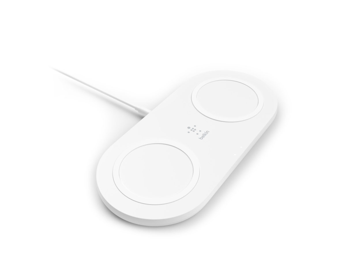 Belkin Boost Charge Dual Wireless Charging Pad 15W Qi - White 