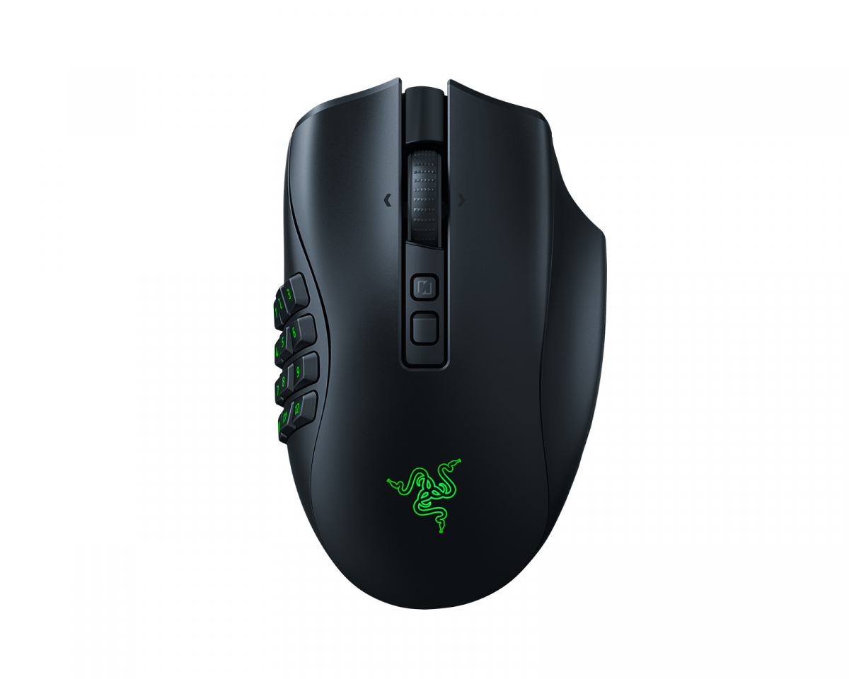 Razer Naga V2 HyperSpeed - Wireless MMO Gaming Mouse - Black