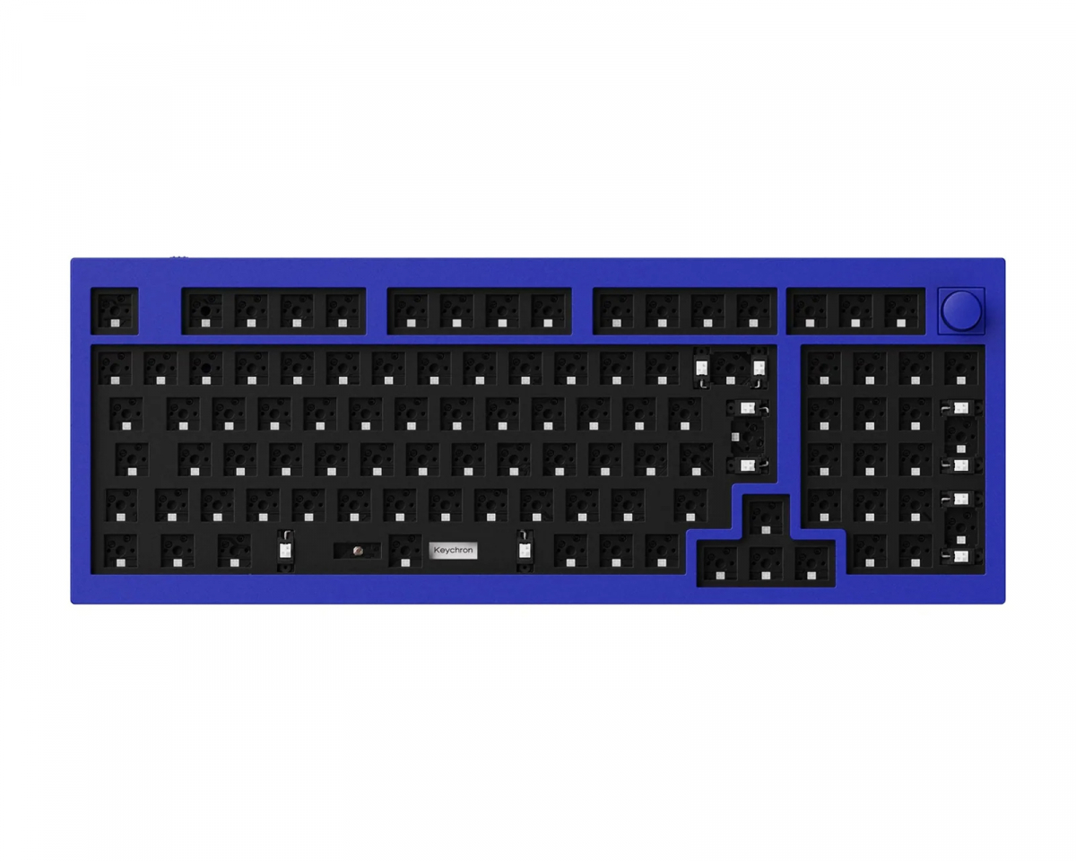 Keychron Q1 QMK ISO Barebone - Navy Blue - MaxGaming.com