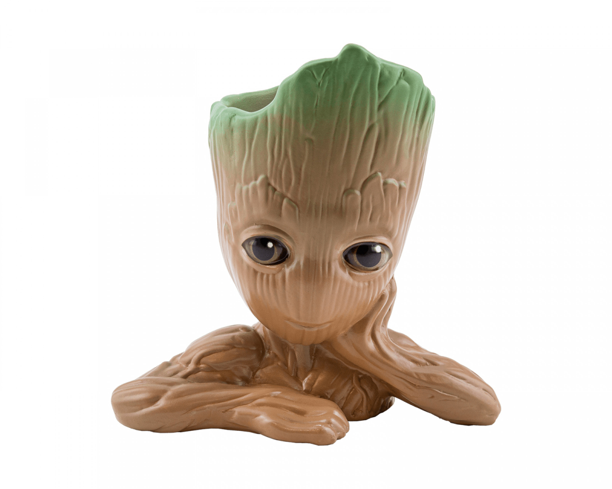 Paladone Marvel Groot Pen Plant Pot - Groot Pen Holder & Flower Pot ...