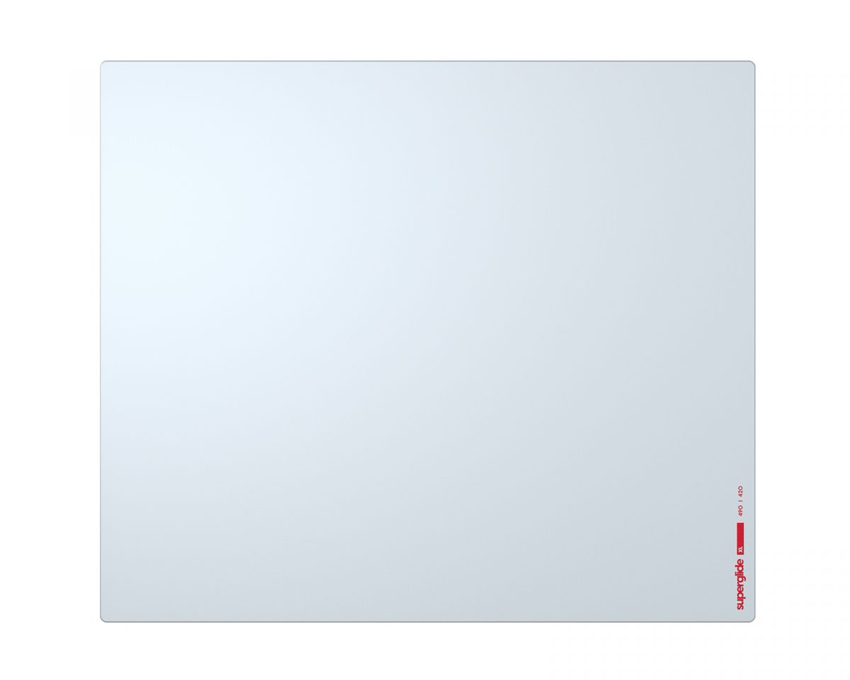 Superglide Glass Mouse Pad - XL - Red - MaxGaming.com