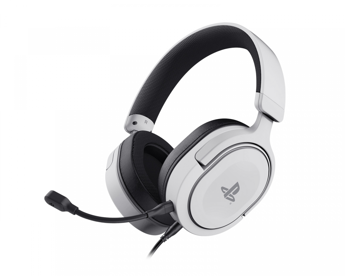 Trust GXT 498W Forta Headset for PS5, PS4 och PC - White - MaxGaming.com