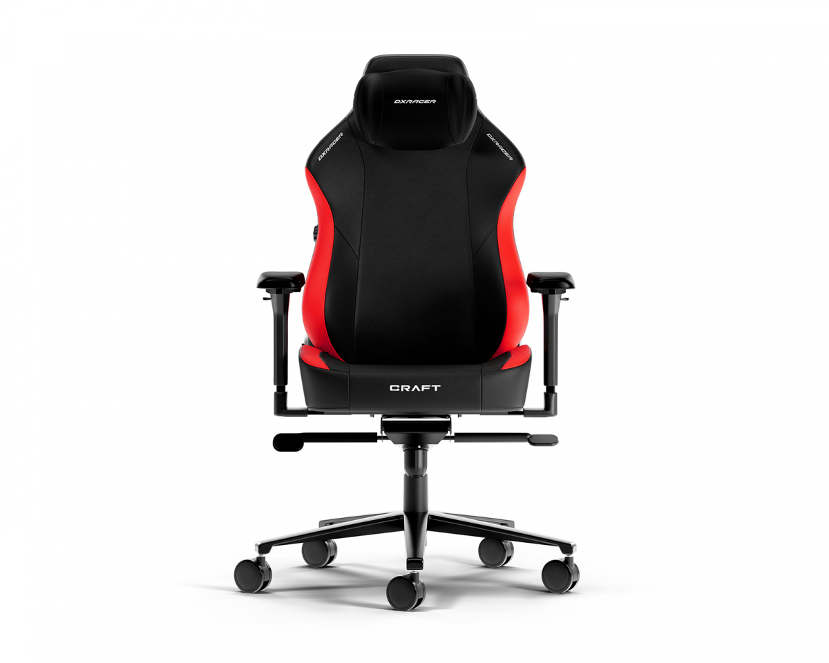 DXRacer CRAFT L Black Red EPU Leather MaxGaming