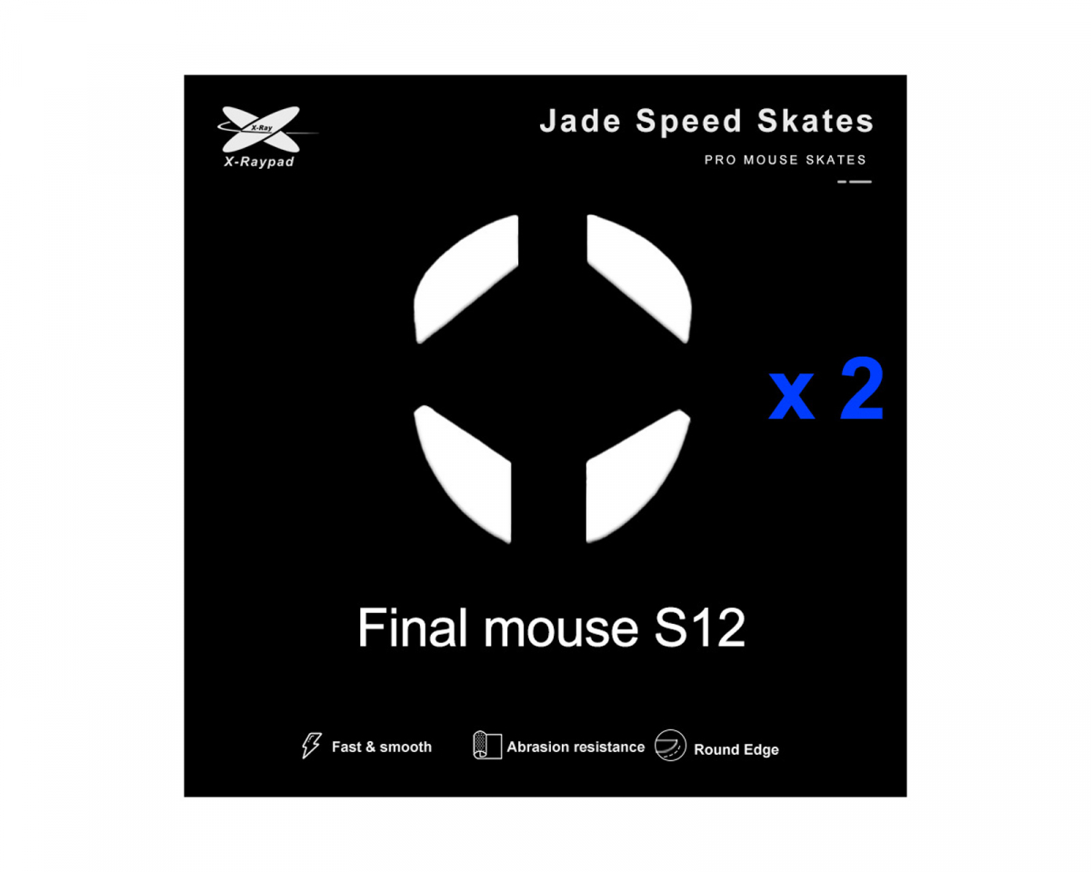 X-raypad Jade Mouse Skates Finalmouse Ultralight 2 / Starlight 12 Small