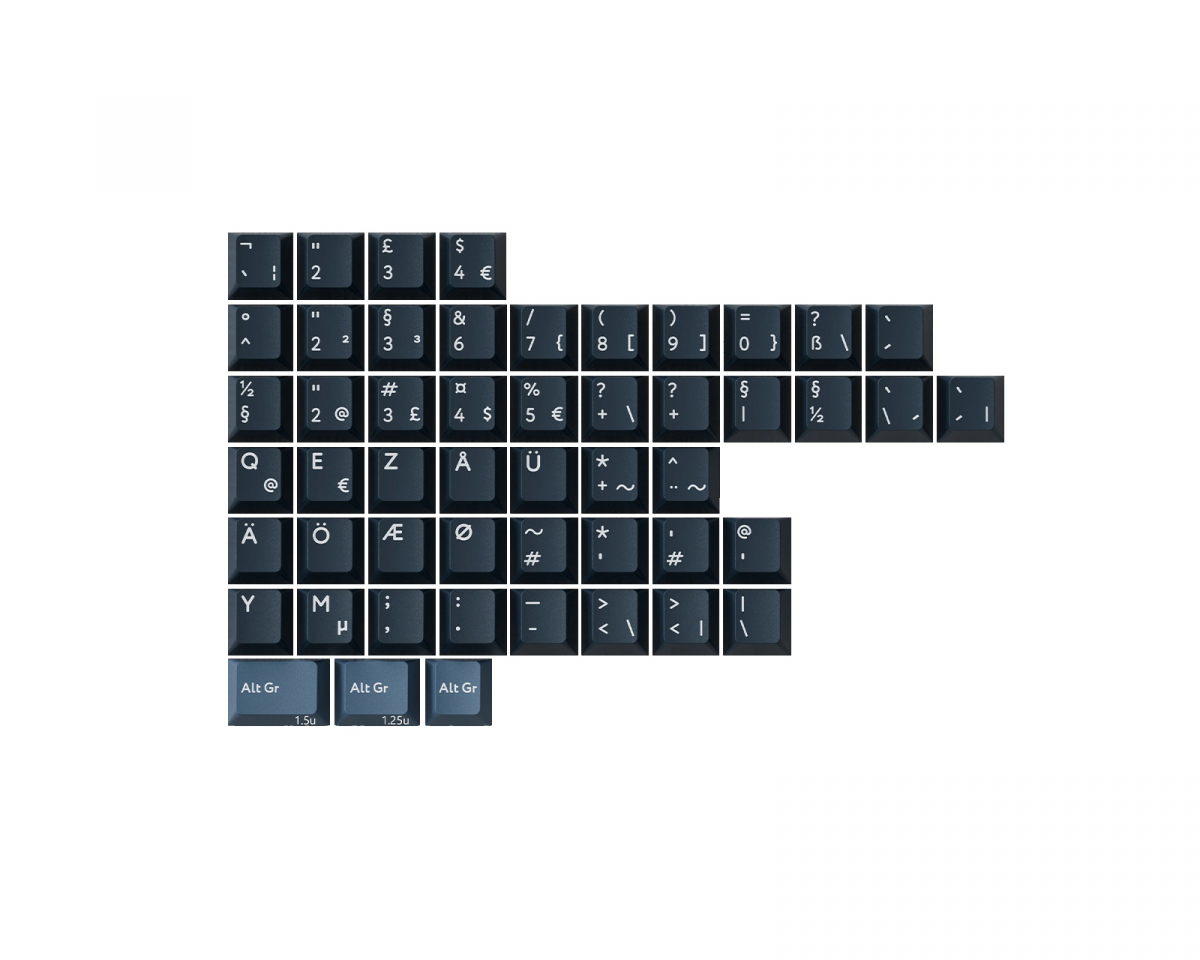 KBDfans PBTfans BoW International kit - MaxGaming.com