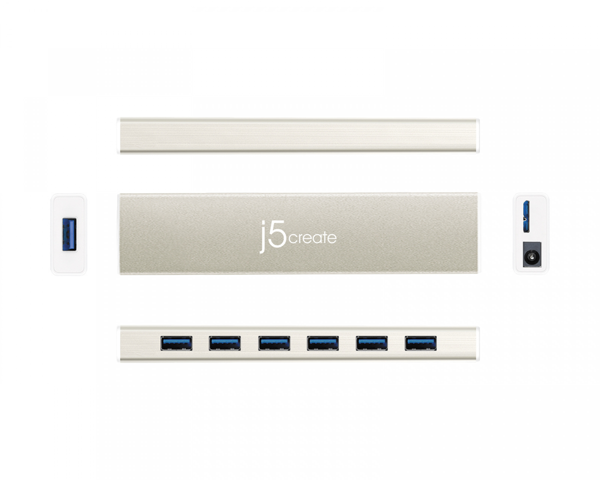 USB-C® 3-Port Hub with Gigabit Ethernet – j5create