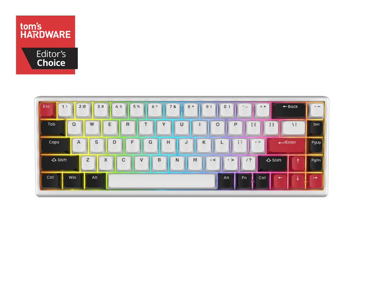 Higround SKYSTONE Base 65 Hotswap Gaming Keyboard - ANSI [White