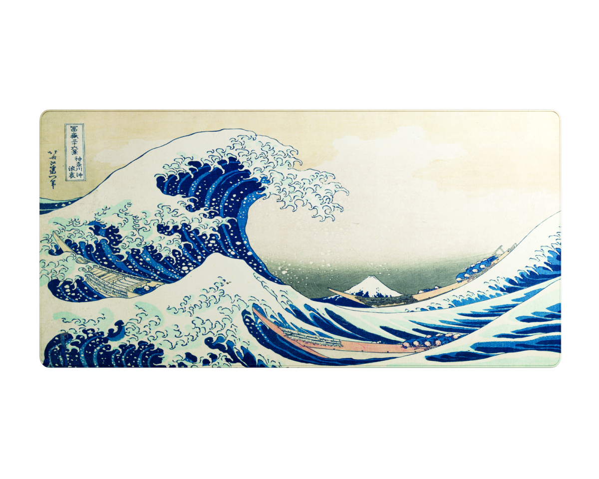 MaxCustom Gaming Mousepad #2 - The Great Wave off Kanagawa - MaxGaming.com