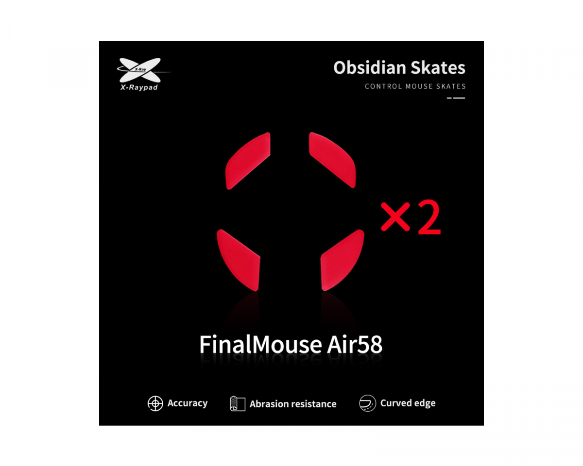 X-raypad Obsidian Mouse Skates for Ninjutso Sora V2 - MaxGaming.com