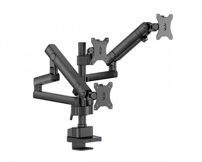 MaxMount Monitor Arm SLIM V2 with USB 3.0-Hub - 3 Monitor