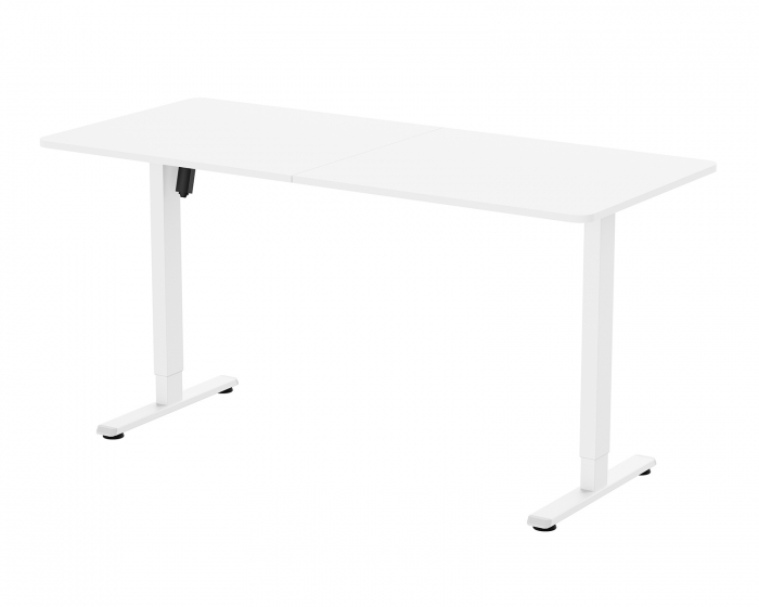 MaxMount Height Adjustable Standing Desk (1600X700) - White