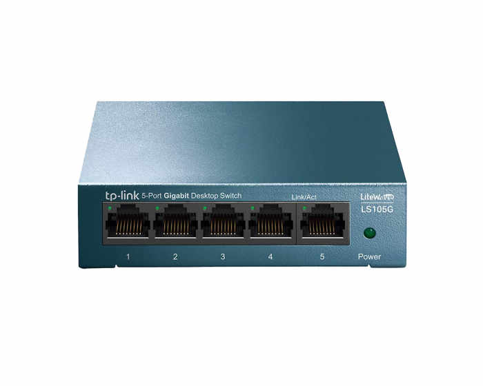 TP-Link Desktop Switch LS105G 5-Ports Unmanaged, 10/100/1000 Mbps