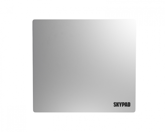 Skypad Glass 3.0 - XL (White - Text Logo) - Mousepad