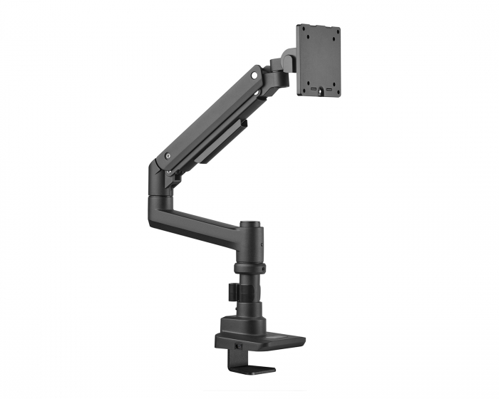 MaxMount Monitor Stand 20kg Heavy-Duty 17”-49” Black with USB-Ports - 1 Screen