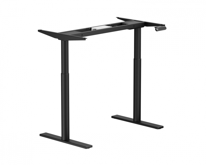 MaxMount Premium Desk Frame Height Adjustable - Dual Electric Motor - Black