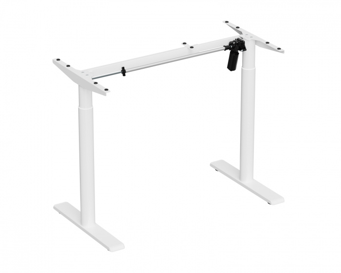 MaxMount Desk Frame Height Adjustable - Single Electric Motor - White