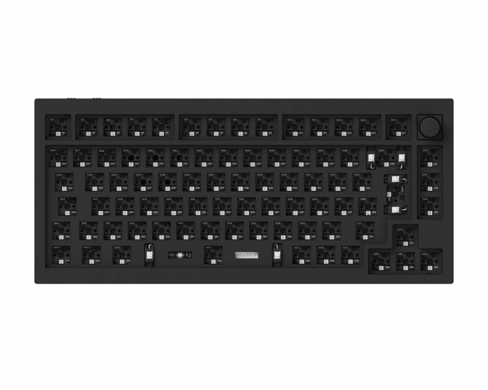 Keychron Q1 Max QMK 75% RGB ISO Barebone Wireless Keyboard - Carbon Black