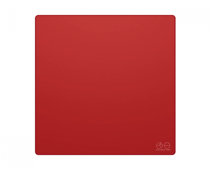 Lethal Gaming Gear Saturn PRO Gaming Mousepad - XL Square - Firm/Mid - Red