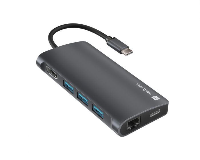 Natec Fowler 2 USB Hub - USB-C Multiport Adapter 8 in 1 (100W)