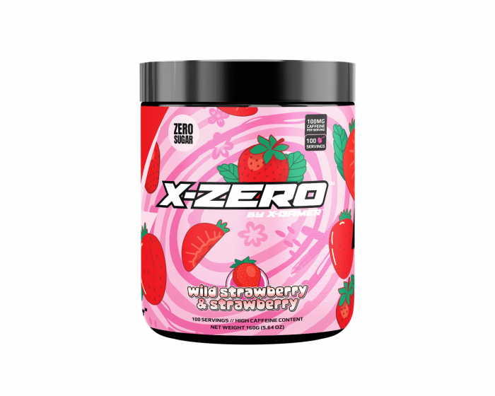 X-Gamer X-Zero Wild Strawberry & Strawberry - 100 Servings