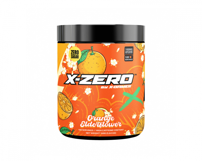 X-Gamer X-Zero Orange Elderflower - 100 Servings
