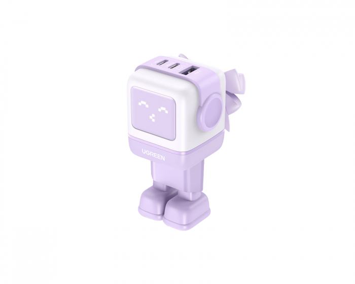 UGREEN Nexode Robot Charger 3 ports - 65W - Purple