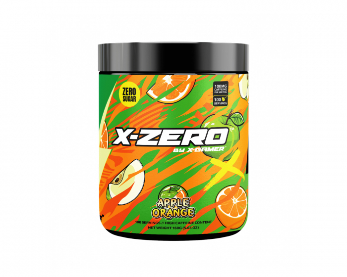 X-Gamer X-Zero Apple Orange - 100 Servings