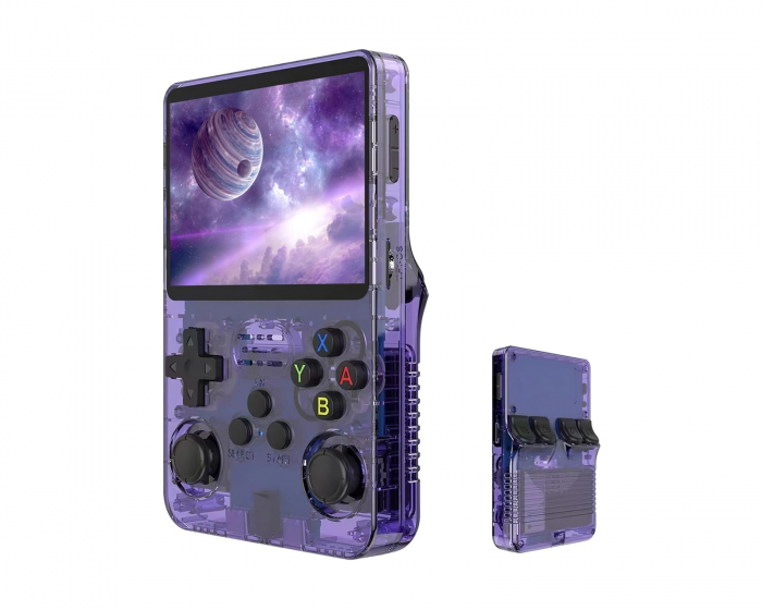 - R36S Retro Handheld Video Game Console - Purple