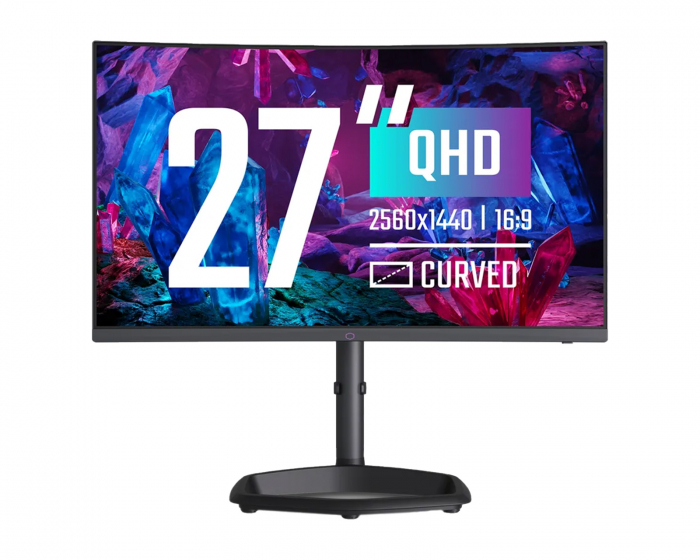 Cooler Master GM27QP 27” Curved QHD 240Hz VA Gaming Monitor