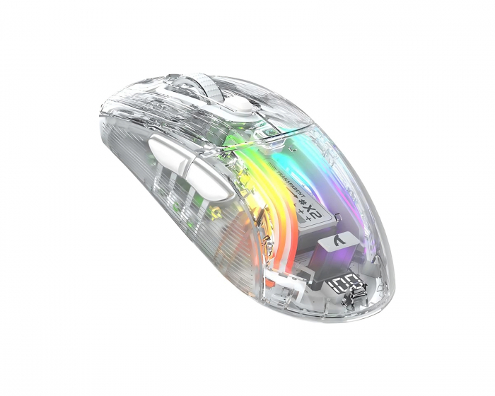 Attack Shark X2 Pro Wireless Gaming Mouse - Transparent