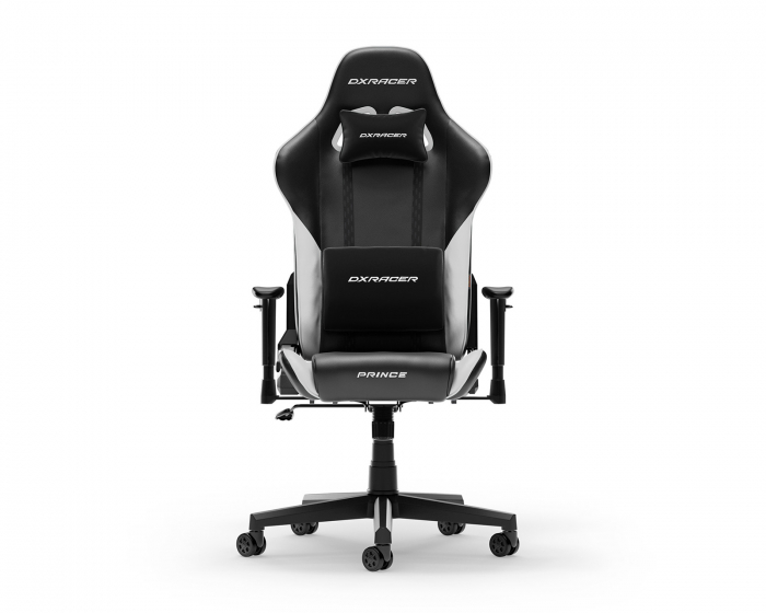 DXRacer PRINCE L Black & White PVC Leather