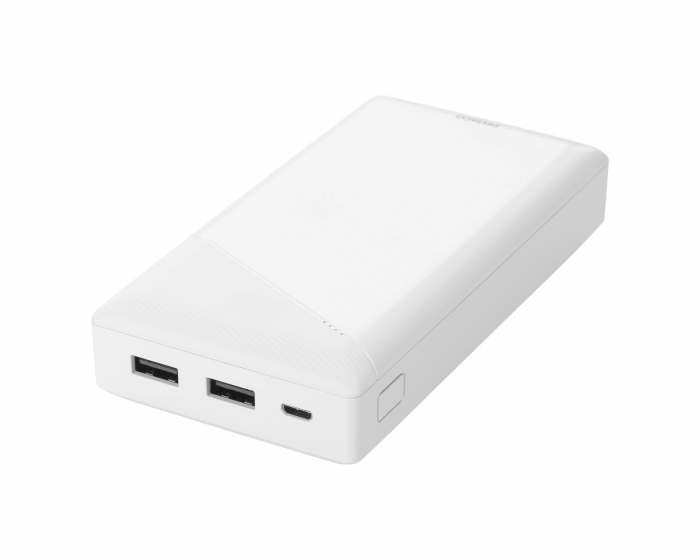 Deltaco 20.000 mAh Power Bank - 12h - White