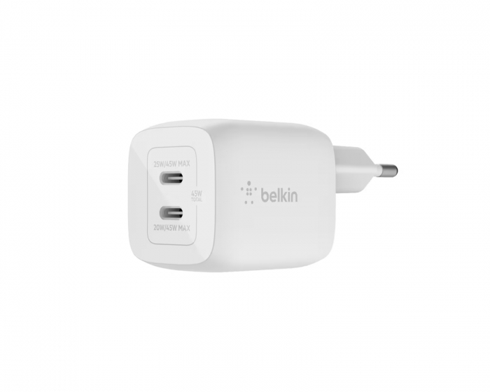 Belkin Boost Charge 45W USB-C Wall Charger - White