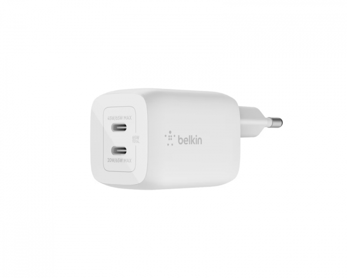 Belkin Boost Charge 65W USB-C Wall Charger - White