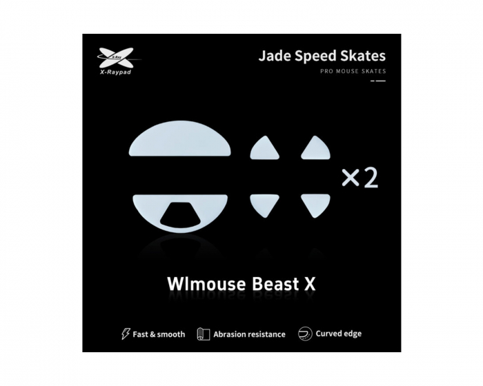 X-raypad Jade Mouse Skates for WLmouse Beast X