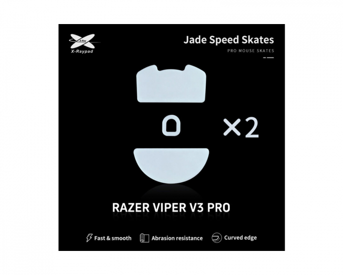 X-raypad Jade Mouse Skates for Razer Viper V3 Pro